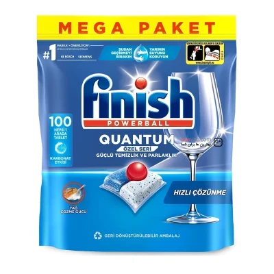 قرص ماشین ظرفشویی فینیش مدل کوانتوم اورجینال بسته ۱۰۰ عددی