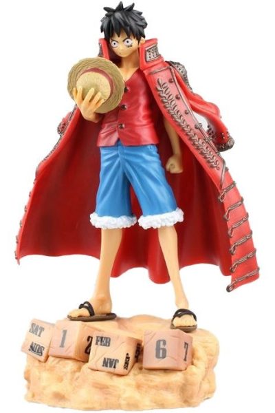 خرید قیمت فیگور مدل انیمه وان پیس طرح لوفی تقویم دار