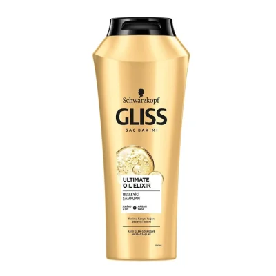 شامپو گلیس تقویت کننده و ترمیم کننده مو مدل Ultimate Oil Elixir حجم 500 میل
