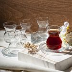 استکان کمر باریک پاشا باغچه مدل دانتل(DANTEL)کد42841