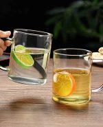 ماگ پیرکس دسته رنگی وارداتی درجه یک