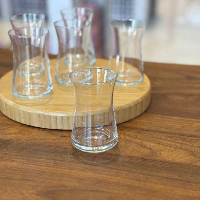 استکان کمر باریک هیبلی پاشا باغچه42361-HEYBELI