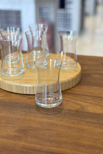 استکان کمر باریک هیبلی پاشا باغچه42361-HEYBELI