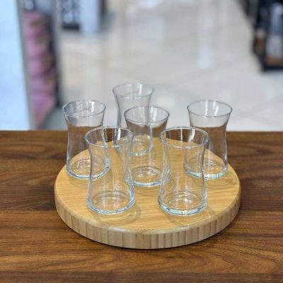 استکان کمر باریک هیبلی پاشا باغچه42361-HEYBELI