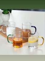 ماگ پیرکس دسته رنگی وارداتی درجه یک - Image 2