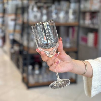 گیلاس کریستال لب نقره ای بوهمیا چک BOHEMIAکدUMA330