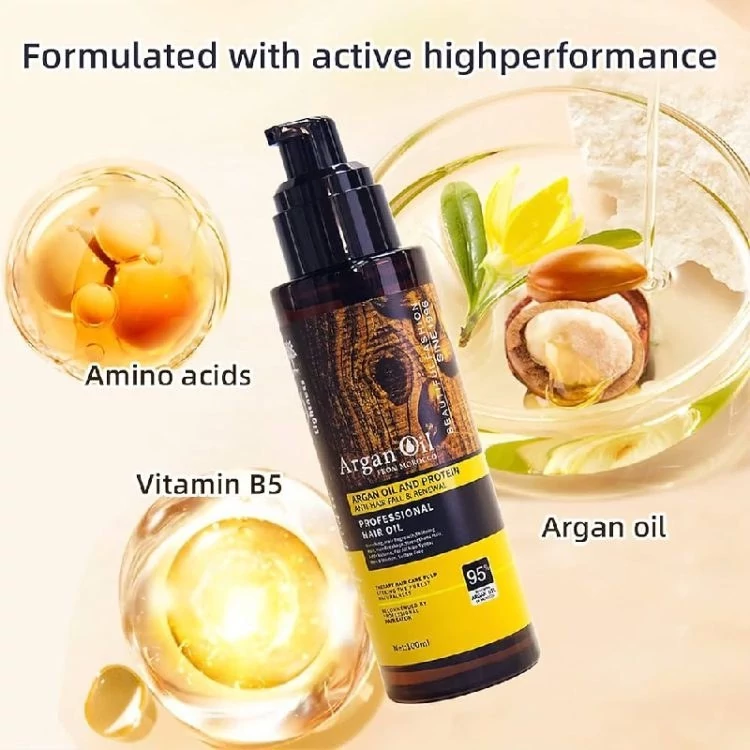 20 روغن آرگان لایتنس بدون سولفات اورجینال 100 میل