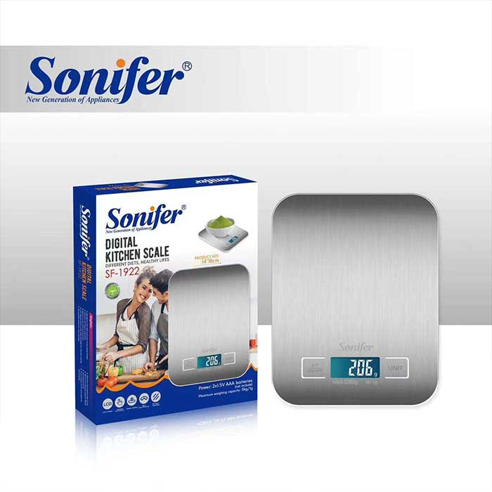Sonifer-SF-1922 ترازوی اشپزخانه دیجیتالی سونیفر SF-1922