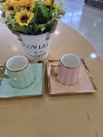 ست 6 عددی فنجان و نعلبکی رنگی رنگی کد8_10504 - Image 4