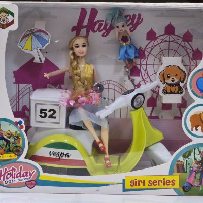 عروسک باربی موتور سوار