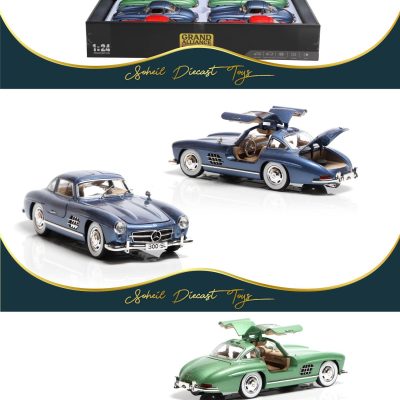 ماکت ماشین فلزی مرسدس بنز SL300 مقیاس ۱:۲۴دود زا