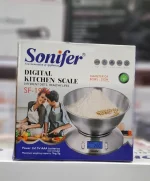 ترازو آشپزخانه دیجیتال کاسه استیل سونیفر مدل SF-1926