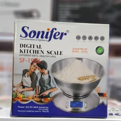 ترازو آشپزخانه دیجیتال کاسه استیل سونیفر مدل SF-1926