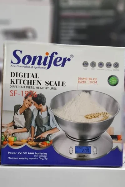 ترازو آشپزخانه دیجیتال کاسه استیل سونیفر مدل SF-1926