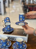 ست قهوه خوری چشم نظر 6 نفره کوزوا ترکیه کد_KOSOVA212