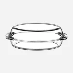 تابه دو طرفه بیضی پاشاباغچه بورجام کد _59032 - Image 2