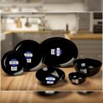 سرویس آرکوپال 6 نفره 26 پارچه لومینارک فرانسه مدل دیوالی مشکی - Image 2