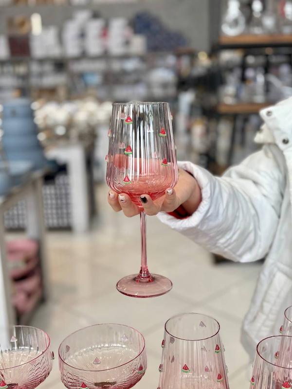 1258. گیلاس شیشه ای دست ساز طرح هندوانه کد_kit1258 - Image 1