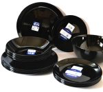 سرویس آرکوپال 6 نفره 26 پارچه لومینارک فرانسه مدل دیوالی مشکی