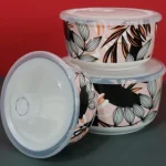 ظرف  سرامیکی نگهدارنده  غذا دنی هوم مدل برگ  کد:vt1365 - Image 3