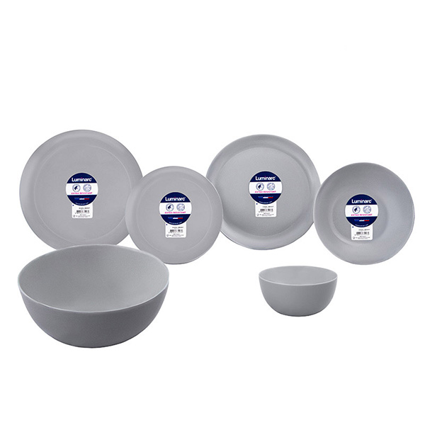 دیوالی-طوسی5 سرویس غذا خوری 6نفره26 پارچه لومینارک مدل دیوالی - طوسی - Image 1