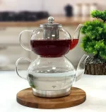 کتری قوری پیرکس کف استیل مدل NORA آرو AROW