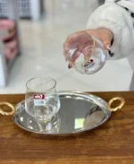 نیم لیوان لب طلایی Deli Glass وارداتی کد KIT-1376 - Image 2