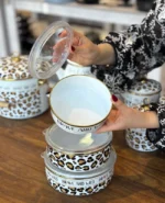 ظرف نگهدارنده لعابی 3 تایی آجار ACAR - Image 2